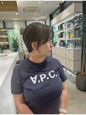 髪質改善カラー 脱白髪染め ハイライト デザインカラー