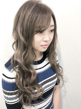 グロウ 恵比寿(grow) プルエクステで作るプラチナベージュ☆_to0010