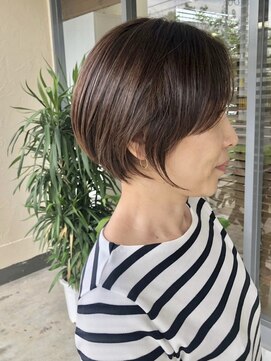 サンタフェ 岐阜島店(Santa'Fe) 大人ショート/艶髪ブラウン