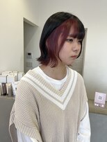 アヤメ バイ ジジ 宇都宮(ayame by Gigi) 切りっぱなしボブ/エアリーロング/美髪/ピンクブラウン