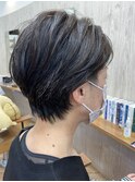襟足を締めたショートデザイン
