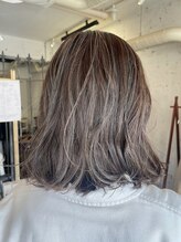 【ハイライト】『ハイライト×グレージュ』透明感◎