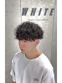 波巻きパーマ/縦落ち波巻き/メンズパーマ