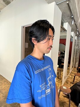 ハマモト オールバックスタイル