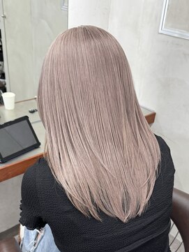 ニコ トウキョウ 渋谷(nico TOKYO) ホワイトベージュ/髪質改善/ダブルカラー/ケアブリーチ/20代