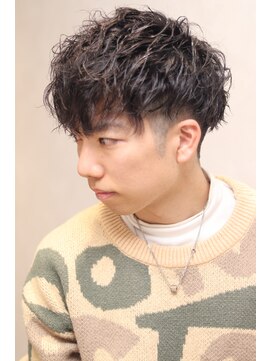 ミルトニア(MILTONIA) 動く毛束クラウドマッシュツイストスパイラルパーマツーブロック