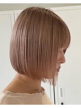 ヨロ 上野(YOLO) ハイライトカラーミルクティーベージュケアブリーチダブルカラー