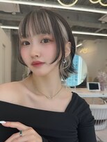 グーフィートーキョー 銀座(Goofy Tokyo)&nbsp;Goofy銀座/フェイスフレーミング/インナーカラー/あいりんごまる