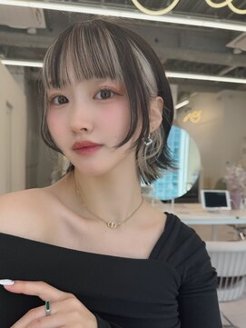 グーフィートーキョー 銀座(Goofy Tokyo) Goofy銀座/フェイスフレーミング/インナーカラー/あいりんごまる