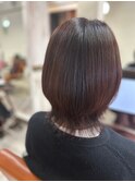 伸ばしかけの簡単ヘア
