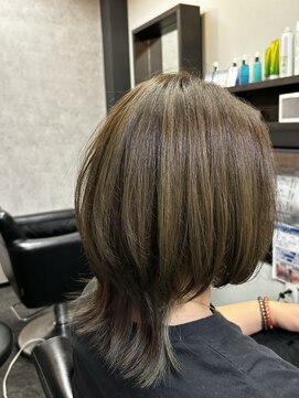 ジェリカヘアー サンフラワー通り(Jlica hair) カーキベージュ×インナーベージュ
