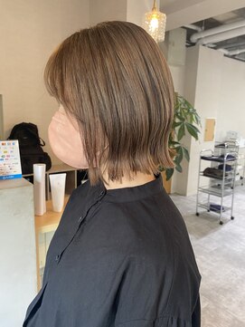 キオク(KIOKU) ミルクティーベージュ/ボブ　【荒田・騎射場】