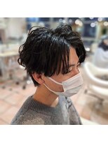 ラピッシュ 鎌ヶ谷店&nbsp;センターパート×波打ちパーマ
