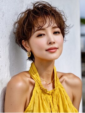 アルトリスト(Altruist Aging×HAIR&SPA) ★ダークアッシュ大人ガーリーボブ着物似合わせカット/髪質改善