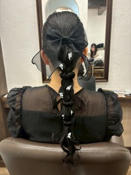 アミリー ひたち野うしく店(Amily) ハイライトバレイヤージュダブルカラーケアブリーチ20代30代