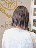 切りっぱなしボブ