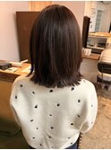 外ハネボブ！ベージュカラー！