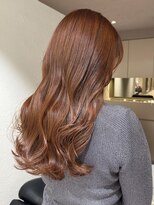 メゾンマイル 恵比寿(maison mile)&nbsp;オレンジブラウン/暖色カラー/アプリコット/恵比寿サロン/前髪