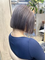 サンク 原宿 表参道(cinq)&nbsp;ラベンダーアッシュグレージュアイスグレージュレイヤーボブ