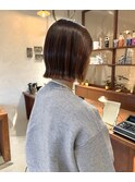 切りっぱなしボブ