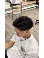 シンプル(Simple)&nbsp;オールバックスパイラル