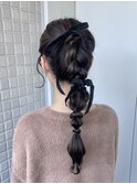 【編み下ろし】結婚式/お呼ばれヘア/銀座/有楽町/ヘアアレンジ