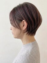ヌードルバイコア(noodle by CoRe.gn)&nbsp;脱白髪染めハイライト/大人ショート/顔周りカット小顔