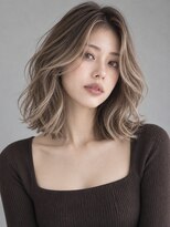 トリニティ(trinity)&nbsp;バレイヤージュ　ミルクティーベージュ　ボブレイヤー【豊見城】
