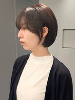 エニフォーイーストハム(Eni for eastham)&nbsp;ナチュラルショート/レイヤーカット/ブラウングレージュ