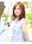小顔抜け感セミディ/20代30代40代/くびれ巻き/ハイレイヤー