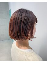 テトヘアー(teto hair)&nbsp;bob［オレンジカラー・グラデーションカラー・ローライト］