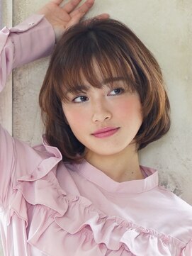 フミ(Fumi) カジュアルウェーブボブ
