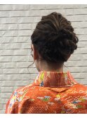 着物ヘアアレンジ