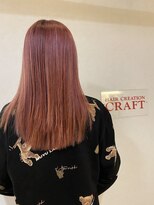 ヘアークリエイション クラフト(HAIRCREATION CRAFT) 外国人風ピンクカラー