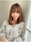 大人可愛い  20代30代　ひし形シルエットエアリーミディ　奈良