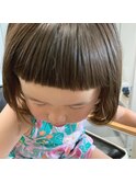 キッズオン眉ボブ