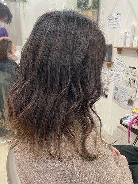 ヘアーストーリー マハラ(HAIR STORY MAHARA) ケアブリーチ×グラデーションカラー