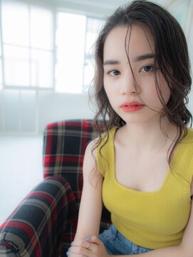 オートクチュールランコントレ(Haute Couture Rencontrer) ニュアンスウェーブ×波ウェーブパーマ×ダークブラウン