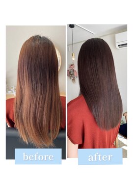 コエ(COE) 伸ばし中な方のメンテナンスカット髪質改善トリートメント