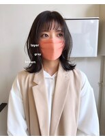 クオン 今泉(quon)&nbsp;【MASAKI】guest snap layer bob--