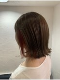 暖色系インナーカラー
