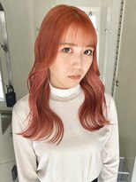 サクラ オモテサンドウ(SAKURA)&nbsp;色落ちは綺麗なベージュ！今流行りピンクオレンジカラー　表参道