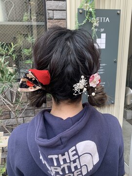 アルジャーノン グリーン(ALGERNON GREEN) 卒業式/成人式/おだんご/かわいい/ヘアセット