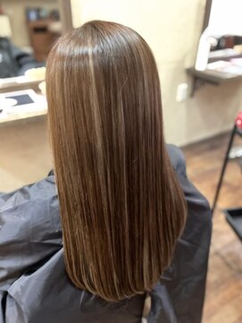 リッシュ 東松戸店(RISHE) ハイライト+ベージュ系カラー