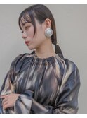 大人かわいいポニーテール/渋谷/髪質改善