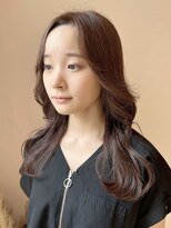 レリコ ニド(Relico-nid) 髪質改善10代20代30代韓国風顔まわりレイヤーラベンダーアッシュ