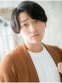 七三サイドパートで旬顔!オシャレスマートマッシュh仙台