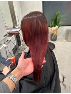 アース 鶴見店(HAIR&MAKE EARTH) レッド×美髪