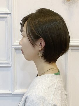 リコント(Re:cont) アイロン・ブラシ未使用!ハンドドライのみで完成した大人ボブ◎