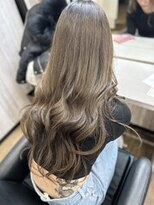 ネクサス 心斎橋(Nexus)&nbsp;エアリーロング美髪切りっぱなしボブピンクブラウンNexus心斎橋